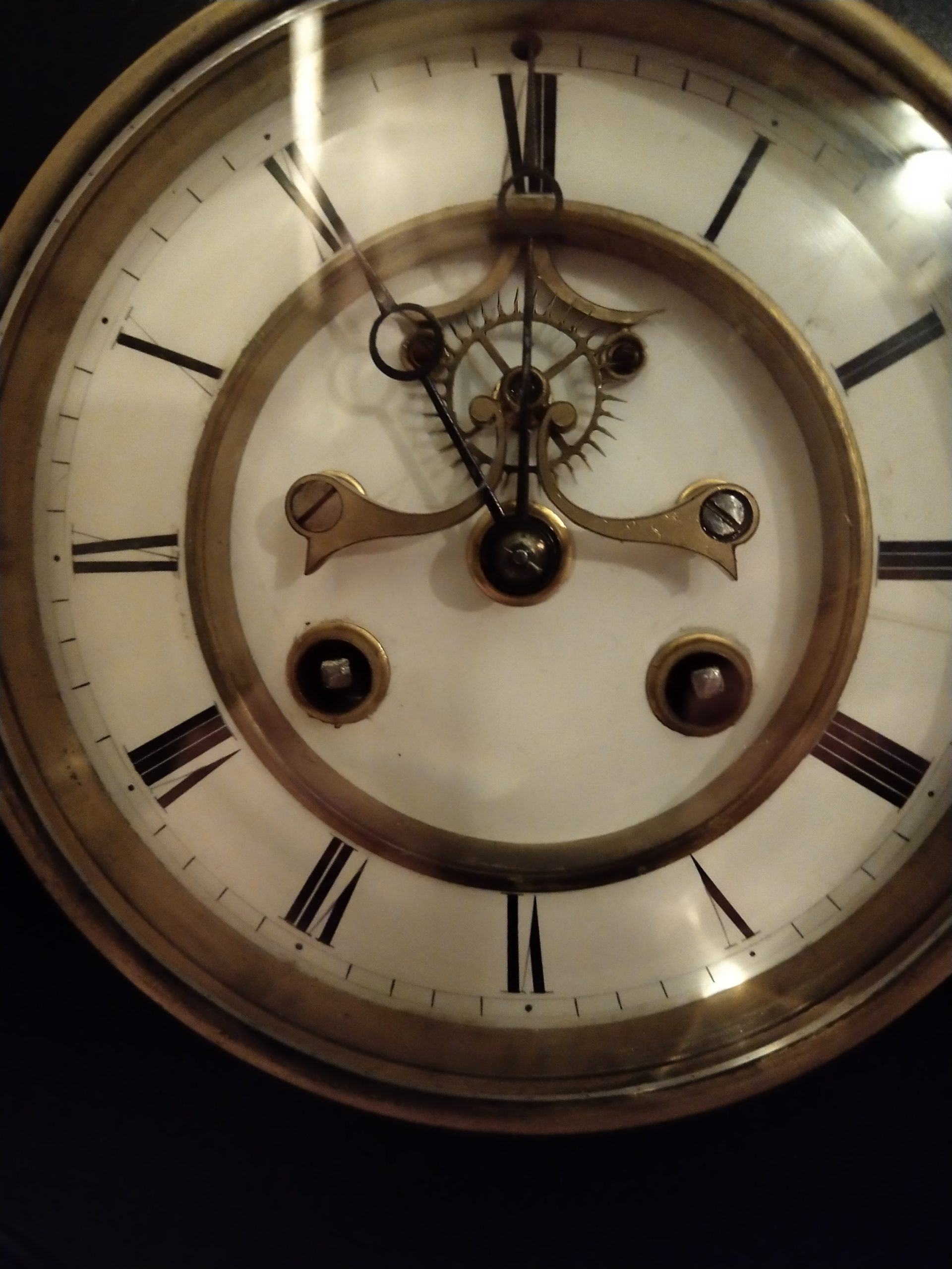 Часы каминные/ кабинетные Samuel Marti. — Франция, последняя треть XIX в.